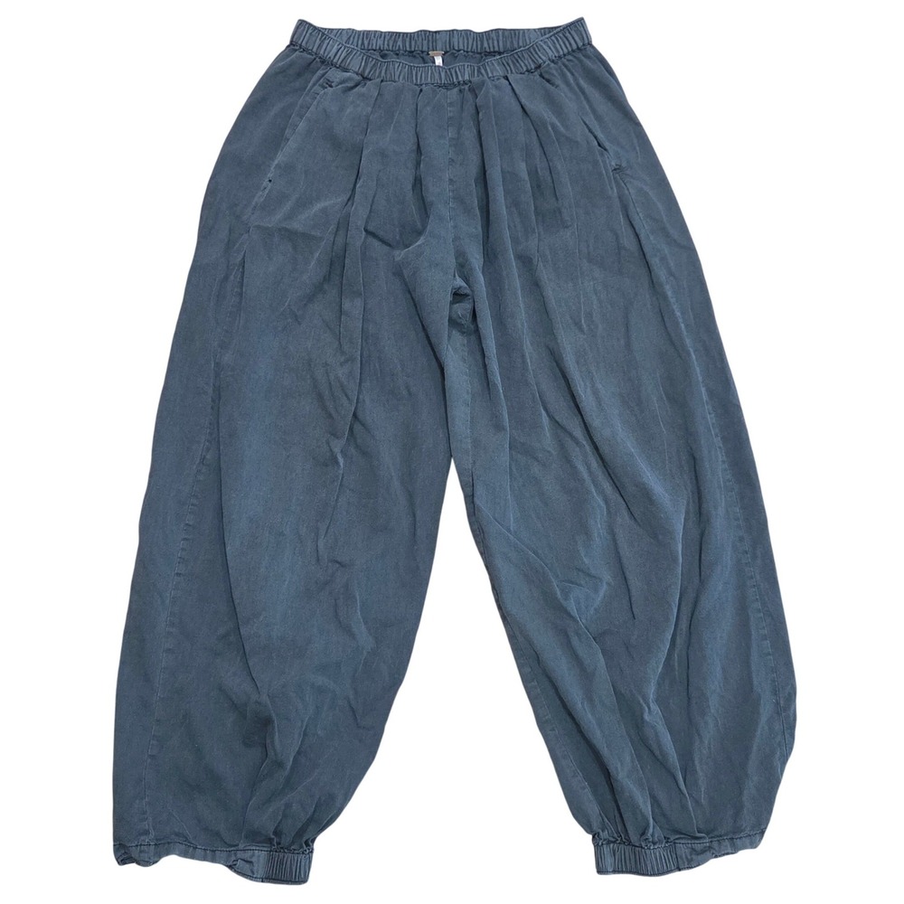 Free People Barrel Charcoal Gray Harem Balloon Pants Relax XSmall Airy Boho